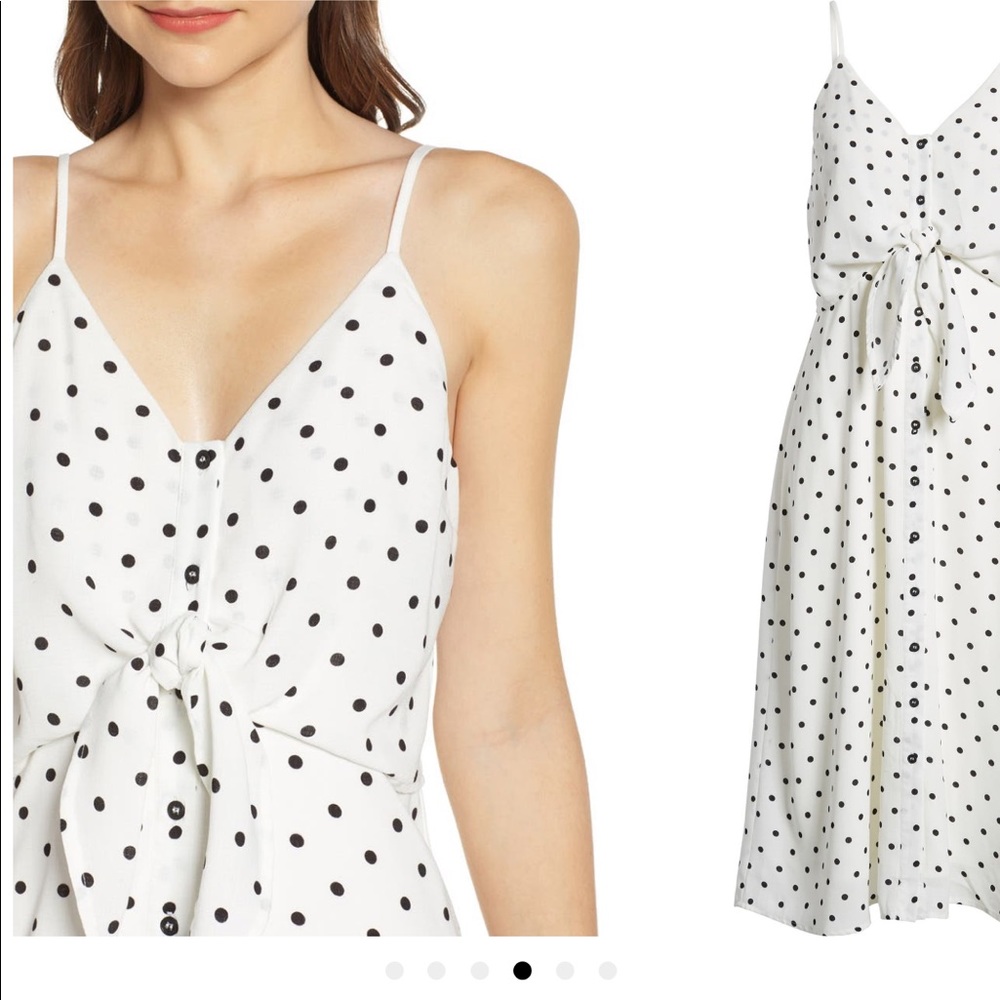 BP polka dot midi dress
